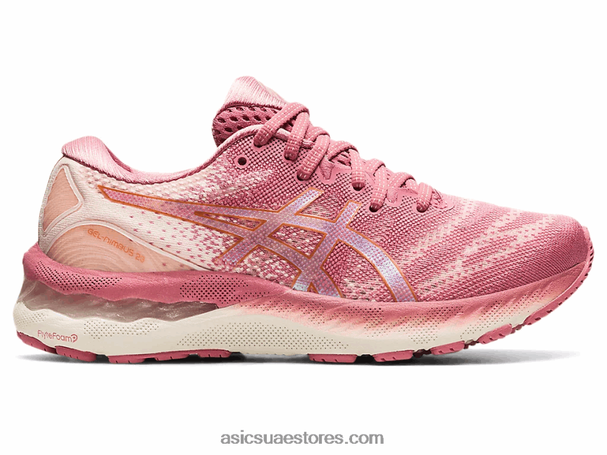Asics وردة سموكي / برونز نقي جل نيمبوس 23 2N24DJ3900