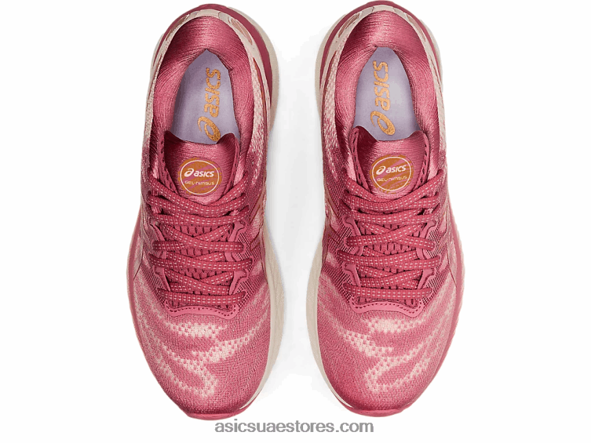 Asics وردة سموكي / برونز نقي جل نيمبوس 23 2N24DJ3900