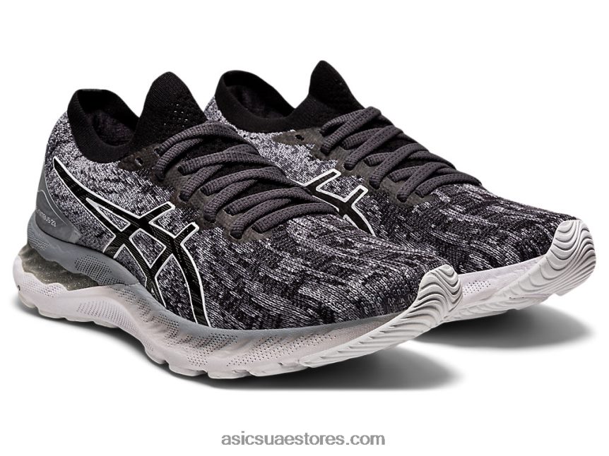 Asics صفيحة صخرية / أسود هلام نيمبوس 23 متماسكة 2N24DJ3920