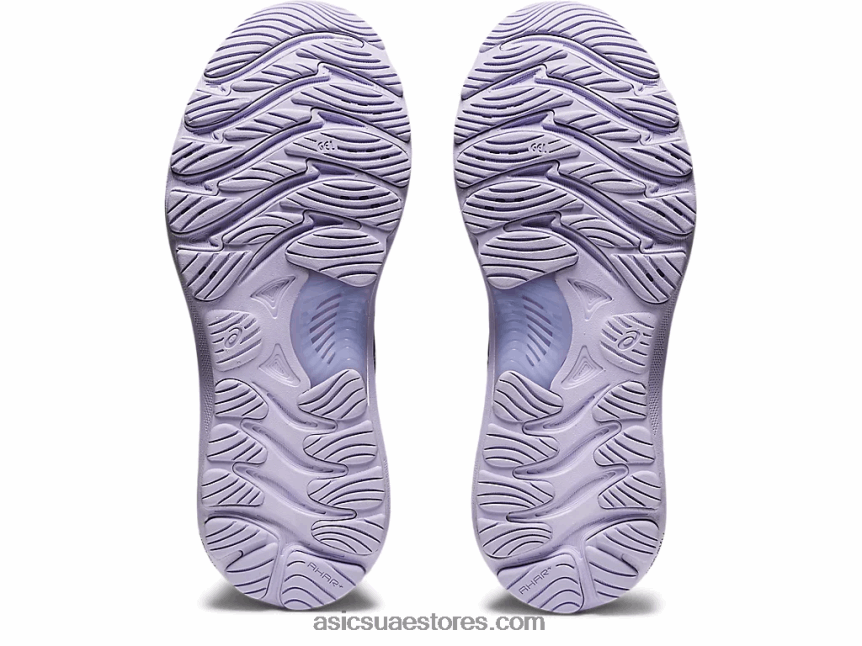 Asics الخيط الرمادي / ماكو الأزرق هلام نيمبوس 23 متماسكة 2N24DJ3922