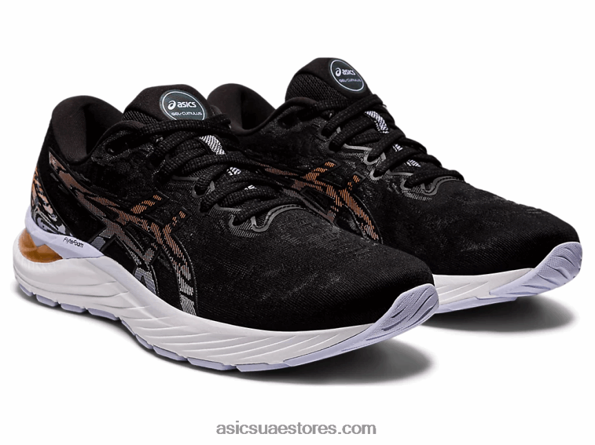 Asics أسود / شمس خوخ جل الركام 23 2N24DJ3923