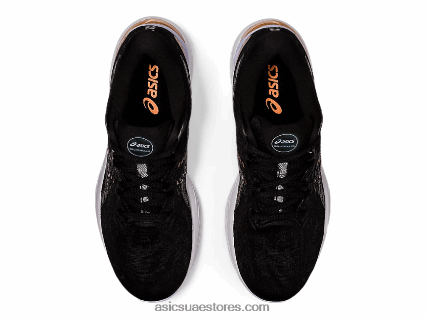 Asics أسود / شمس خوخ جل الركام 23 عريض 2N24DJ3929