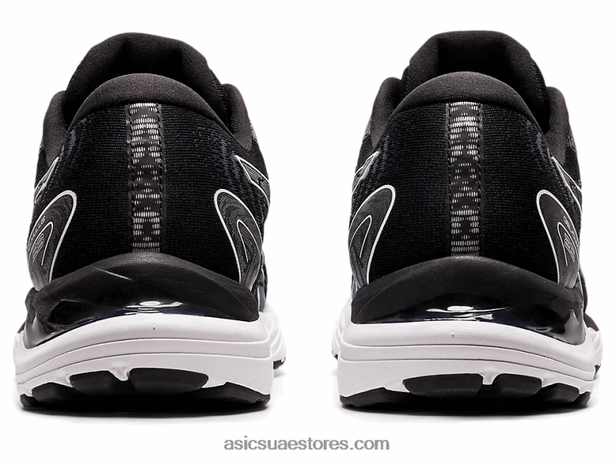 Asics أسود / أبيض جل الركام 23 عريض 2N24DJ3930