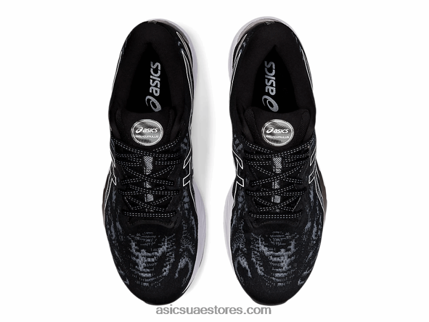 Asics أسود / أبيض جل الركام 23 عريض 2N24DJ3930