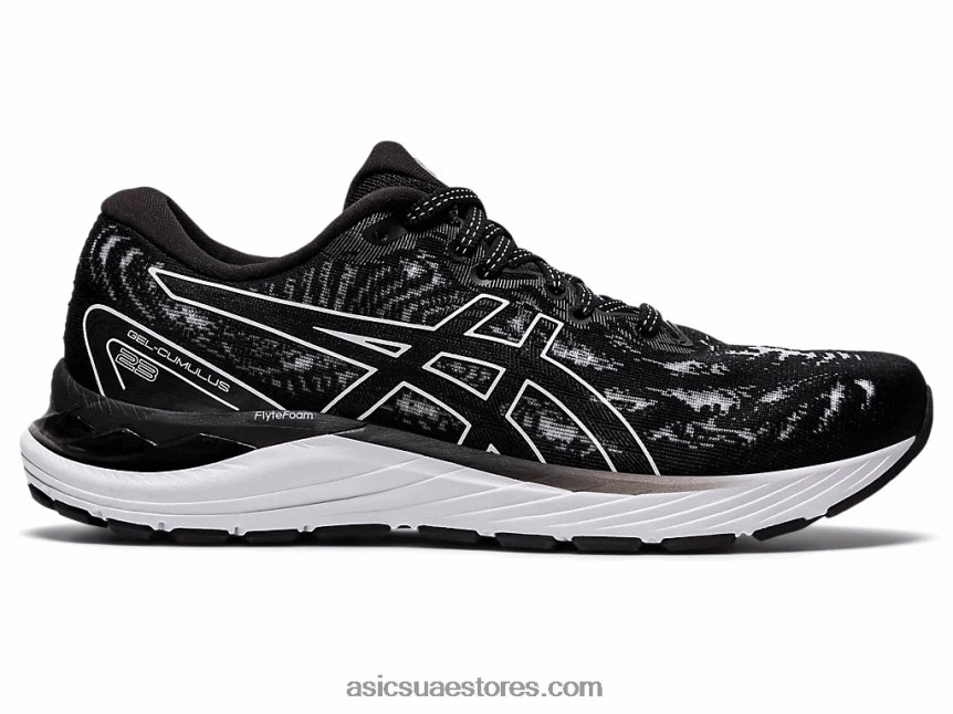 Asics أسود / أبيض جل الركام 23 2N24DJ3934