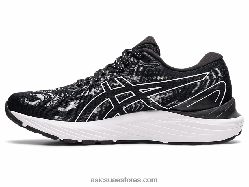 Asics أسود / أبيض جل الركام 23 2N24DJ3934