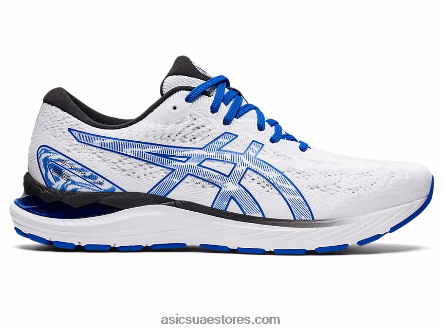 Asics أبيض / تونة زرقاء جل الركام 23 2N24DJ565