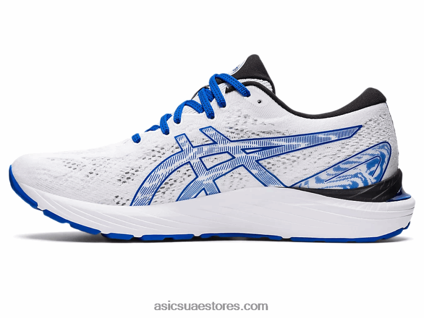 Asics أبيض / تونة زرقاء جل الركام 23 2N24DJ565