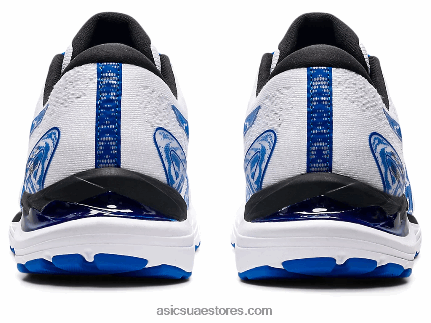 Asics أبيض / تونة زرقاء جل الركام 23 2N24DJ565