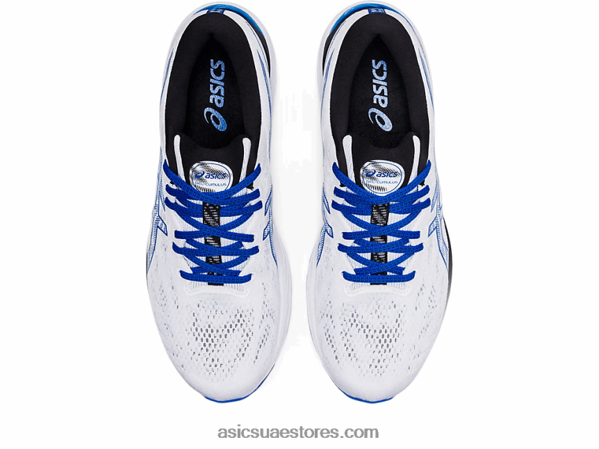 Asics أبيض / تونة زرقاء جل الركام 23 2N24DJ565