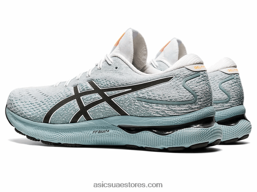 Asics فولاذ خفيف / أبيض نيمبوس جل 24 2N24DJ1023