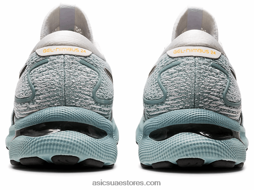 Asics فولاذ خفيف / أبيض نيمبوس جل 24 2N24DJ1023