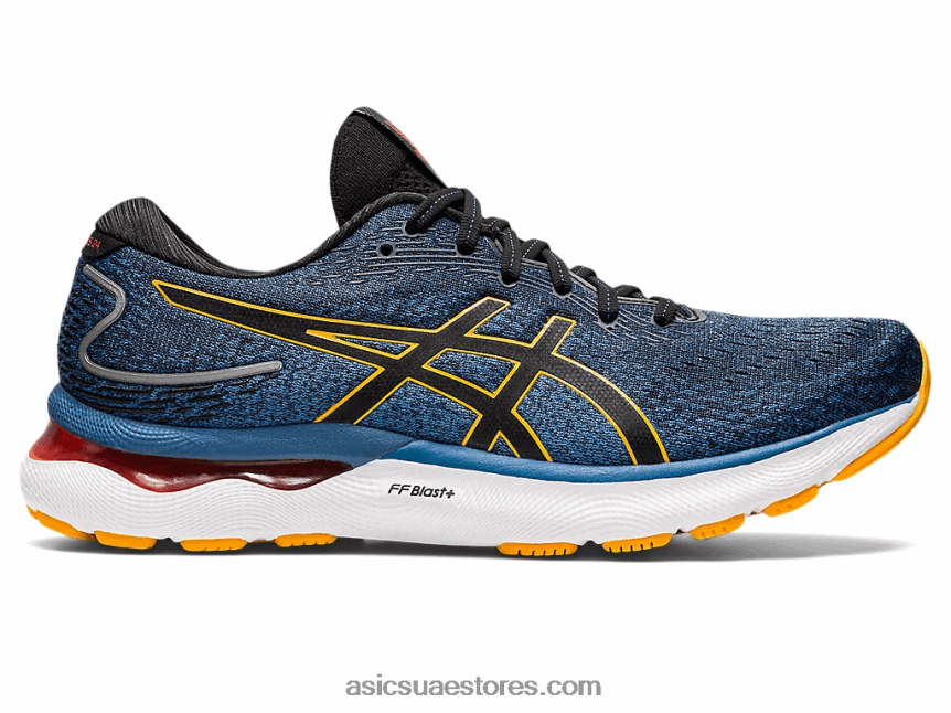 Asics اللازوردية / العنبر نيمبوس جل 24 2N24DJ1025