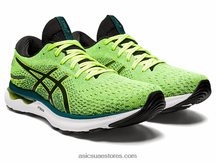 Asics سلامة أصفر / أسود نيمبوس جل 24 2N24DJ1038