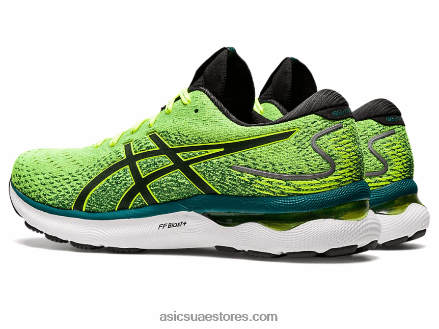 Asics سلامة أصفر / أسود نيمبوس جل 24 2N24DJ1038