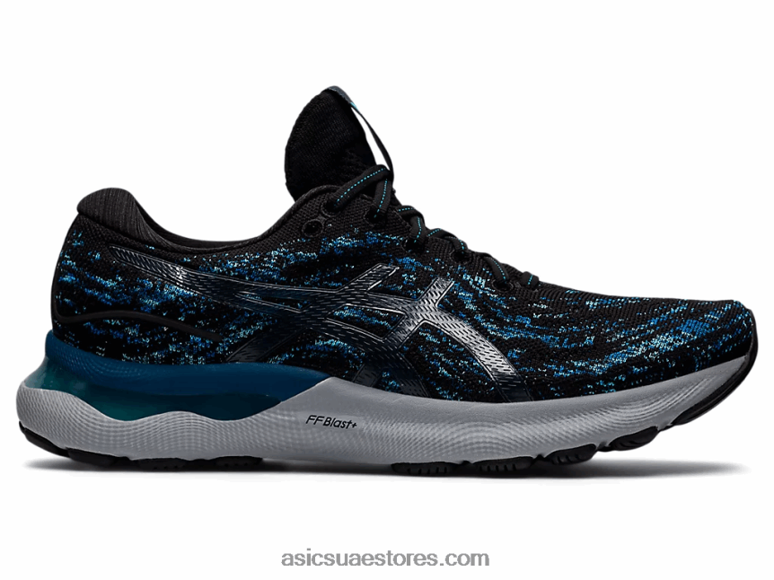 Asics أسود / أزرق ماكو جل نيمبوس 24 مك 2N24DJ1193
