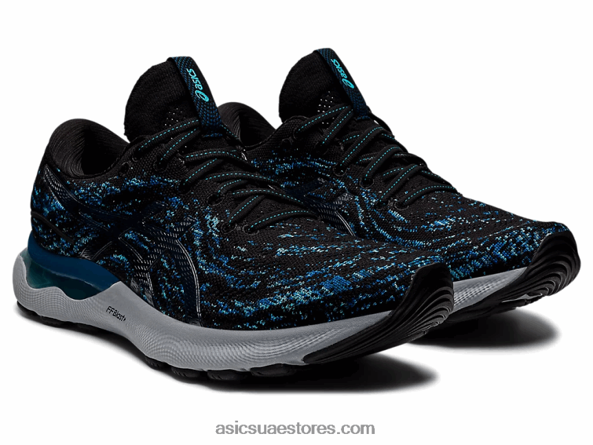 Asics أسود / أزرق ماكو جل نيمبوس 24 مك 2N24DJ1193