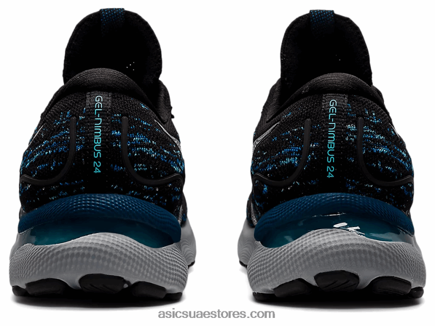 Asics أسود / أزرق ماكو جل نيمبوس 24 مك 2N24DJ1193