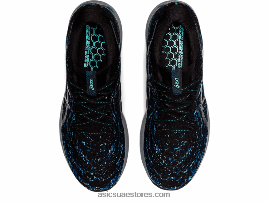 Asics أسود / أزرق ماكو جل نيمبوس 24 مك 2N24DJ1193