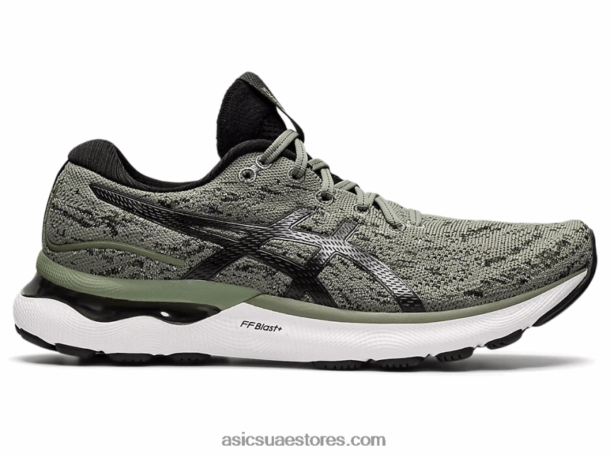 Asics حزاز أخضر / أسود جل نيمبوس 24 مك 2N24DJ1205