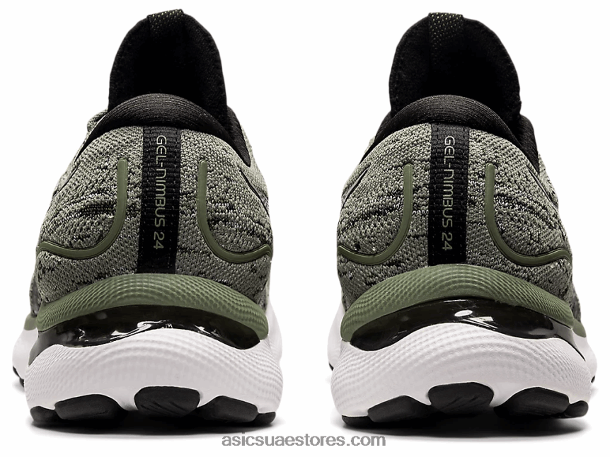 Asics حزاز أخضر / أسود جل نيمبوس 24 مك 2N24DJ1205