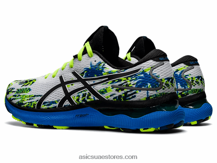 Asics أبيض أسود نيمبوس جل 24 2N24DJ1293