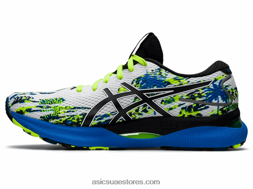 Asics أبيض أسود نيمبوس جل 24 2N24DJ1293