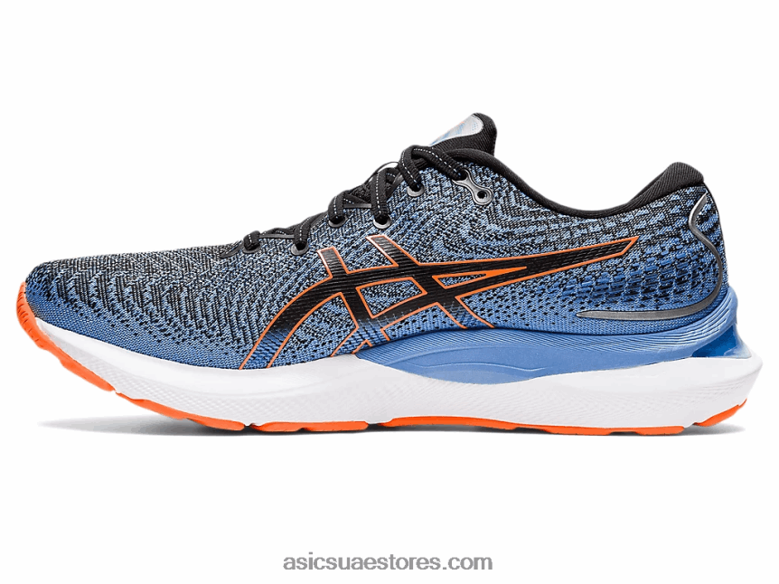 Asics أسود / برتقالي صادم جل-ركام 24 2N24DJ1311