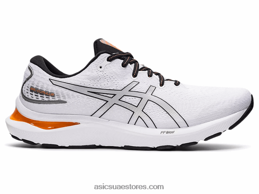 Asics أبيض / رمادي بيدمونت جل-ركام 24 2N24DJ1312