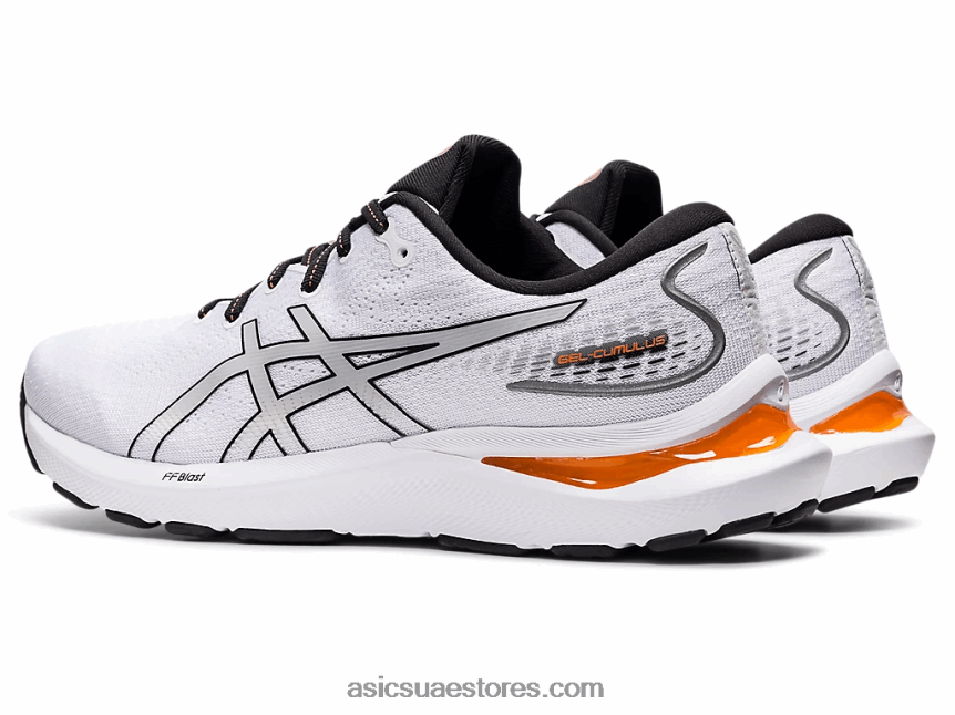 Asics أبيض / رمادي بيدمونت جل-ركام 24 2N24DJ1312