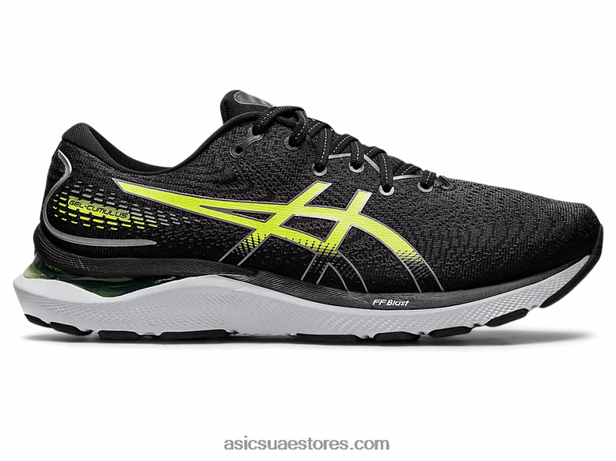 Asics أسود / أخضر خطر جل-ركام 24 2N24DJ1316