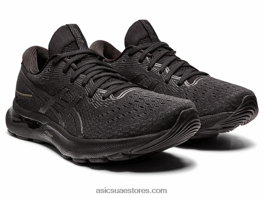 Asics أسود هلام نيمبوس 24 عريض للغاية 2N24DJ1523