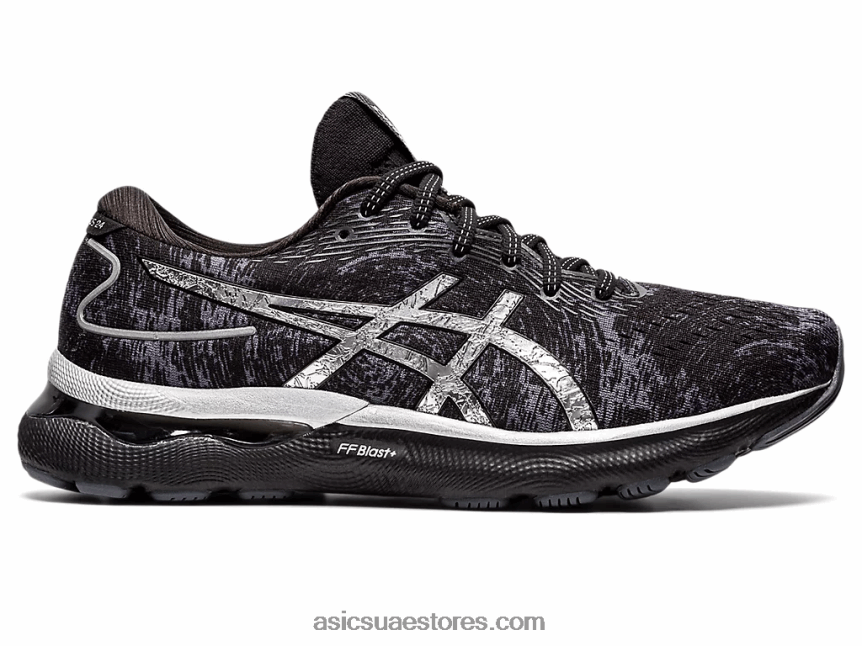 Asics رمادي الناقل / الفضة النقية جل نيمبوس 24 بلاتينيوم 2N24DJ1525