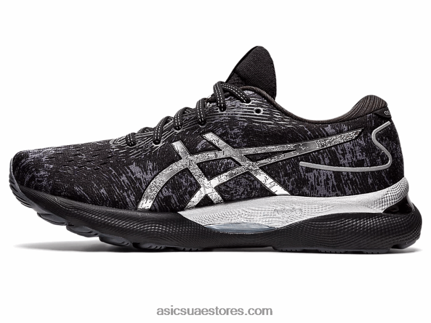 Asics رمادي الناقل / الفضة النقية جل نيمبوس 24 بلاتينيوم 2N24DJ1525