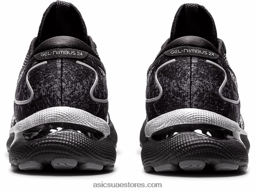 Asics رمادي الناقل / الفضة النقية جل نيمبوس 24 بلاتينيوم 2N24DJ1525