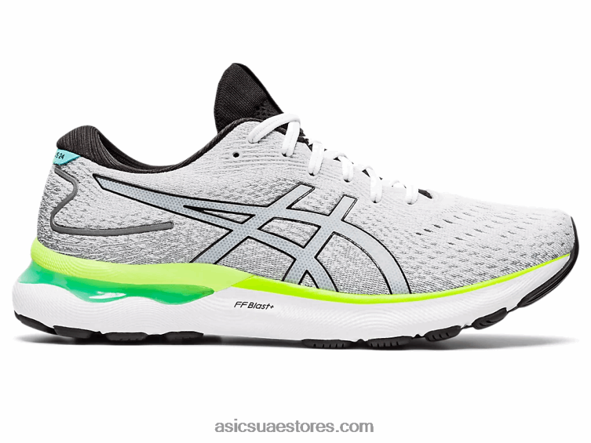 Asics أبيض أسود نيمبوس جل 24 2N24DJ1553