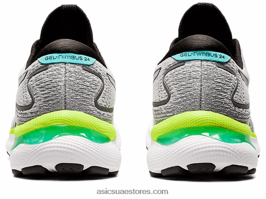 Asics أبيض أسود نيمبوس جل 24 2N24DJ1553