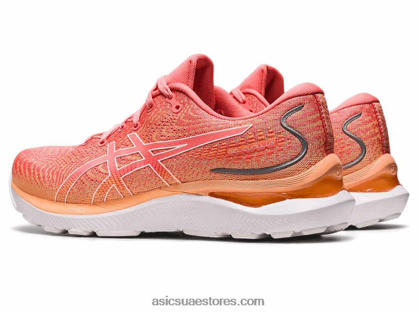 Asics بابايا / أبيض جل-ركام 24 2N24DJ2393