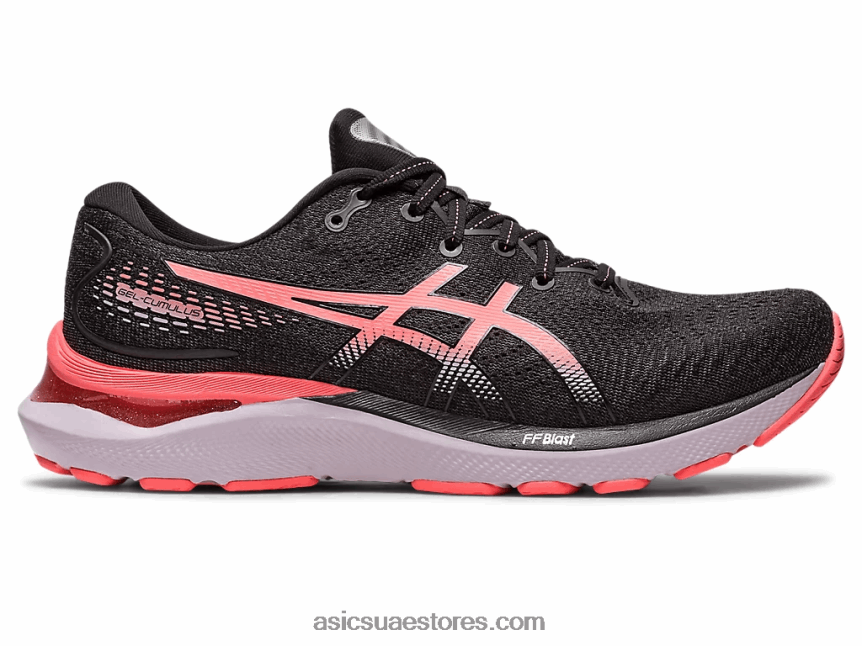 Asics أسود / بابايا جل-ركام 24 2N24DJ2401