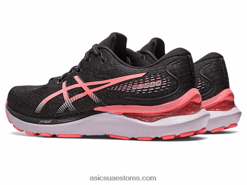Asics أسود / بابايا جل-ركام 24 2N24DJ2401
