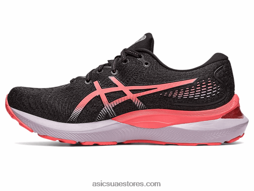 Asics أسود / بابايا جل-ركام 24 2N24DJ2401
