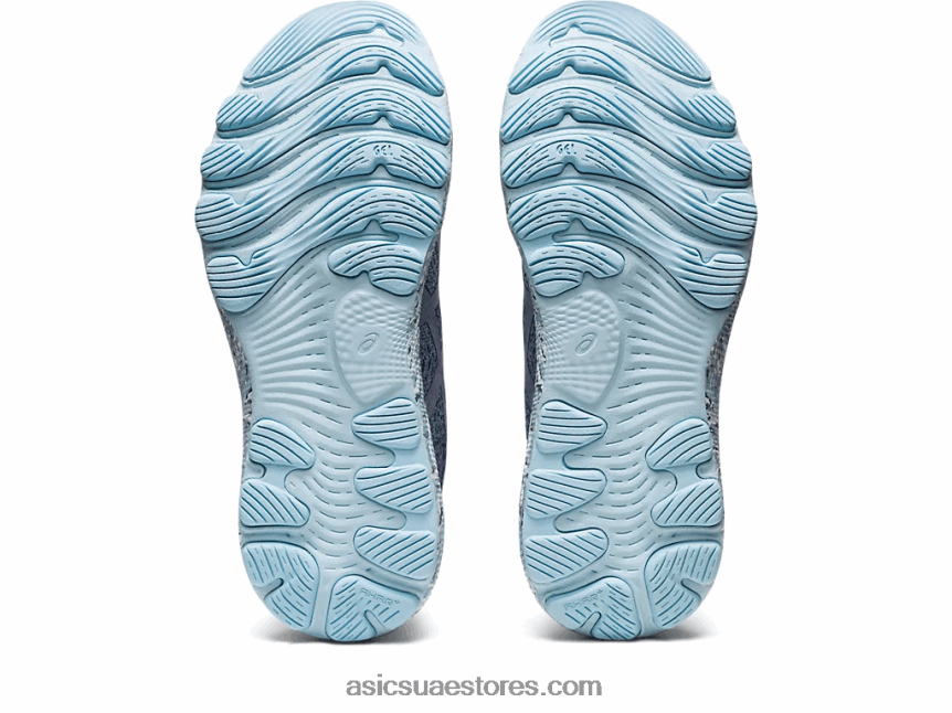 Asics الشفق الأزرق / الأبيض نيمبوس جل 24 2N24DJ2589