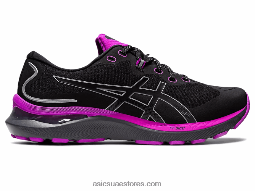 Asics زهرة اوركيد سوداء جل-كومولوس 24 لايت شو 2N24DJ2675