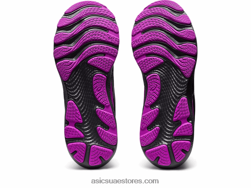 Asics زهرة اوركيد سوداء جل-كومولوس 24 لايت شو 2N24DJ2675