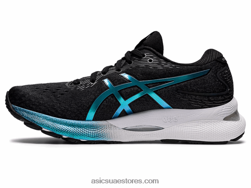 Asics أسود جل نيمبوس 24 بلاتينيوم 2N24DJ2724