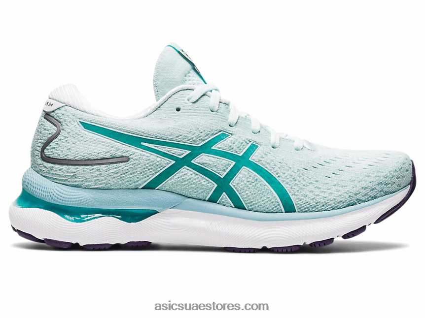 Asics مهدئا البحر / زجاج البحر هلام نيمبوس 24 عريض 2N24DJ2877