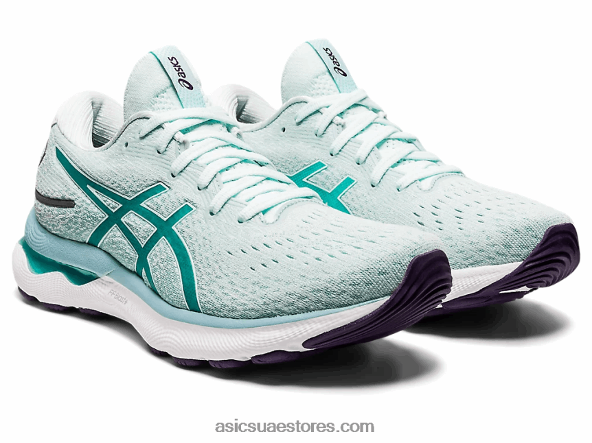 Asics مهدئا البحر / زجاج البحر هلام نيمبوس 24 عريض 2N24DJ2877