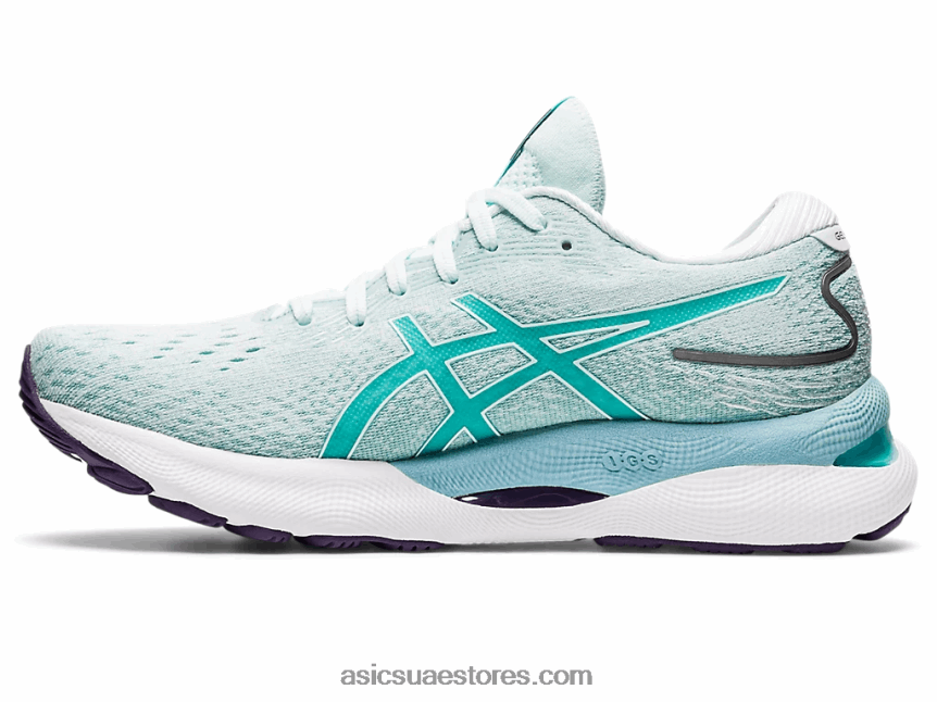 Asics مهدئا البحر / زجاج البحر هلام نيمبوس 24 عريض 2N24DJ2877