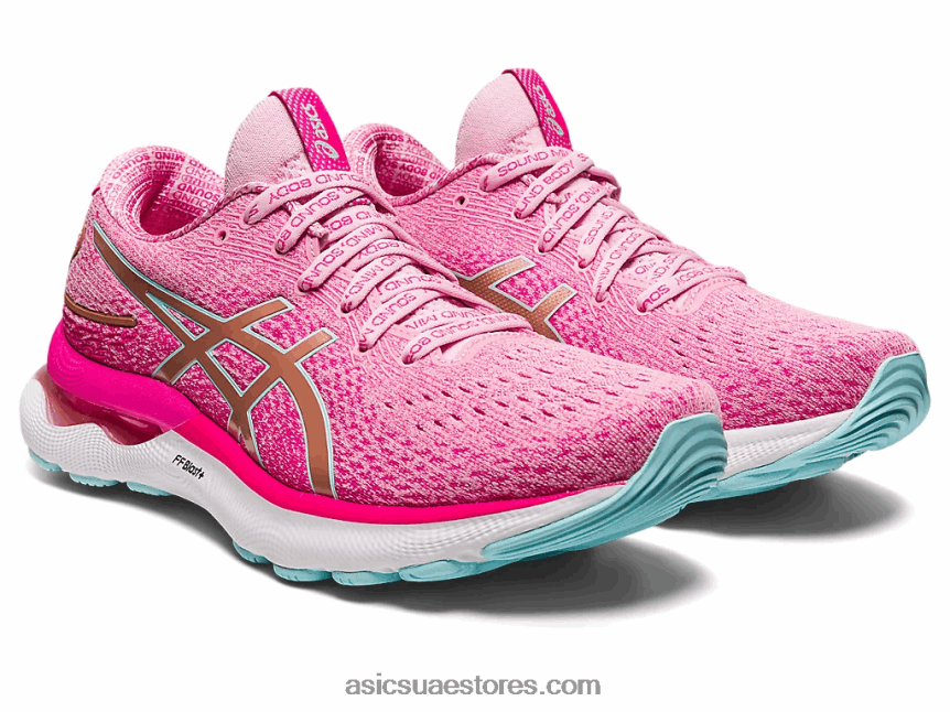 Asics حلوى القطن / الذهب الوردي جيل نيمبوس 24 طبعة محدودة 2N24DJ2966