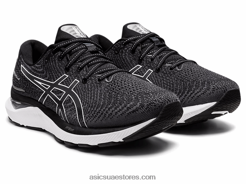Asics الناقل رمادي / أبيض هلام الركام 24 عريض 2N24DJ3246